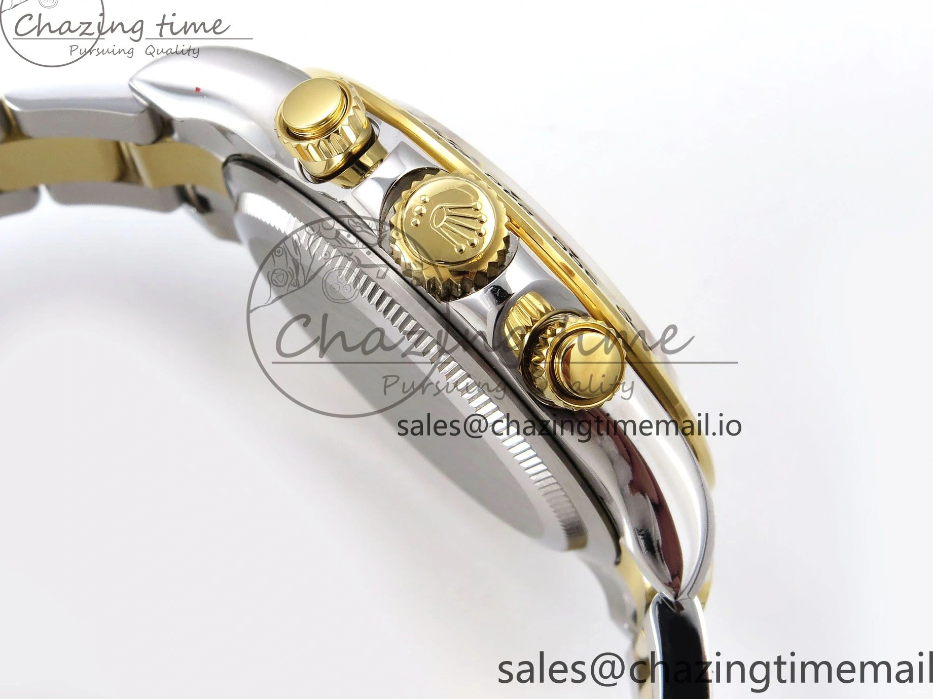 MiroTime 0126 Daytona 126503 QF 1:1 Best Edition Black Dial on SS YG Braclet SH4131 V TechFriendly 1273